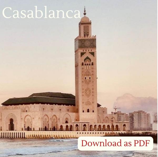 Inspirational Guide to Casablanca